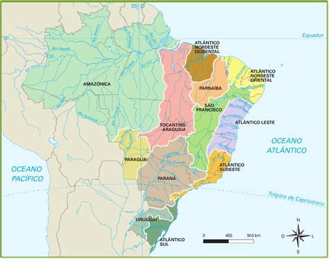 as bacias hidrográficas no brasil com maior potencial para a navegação são